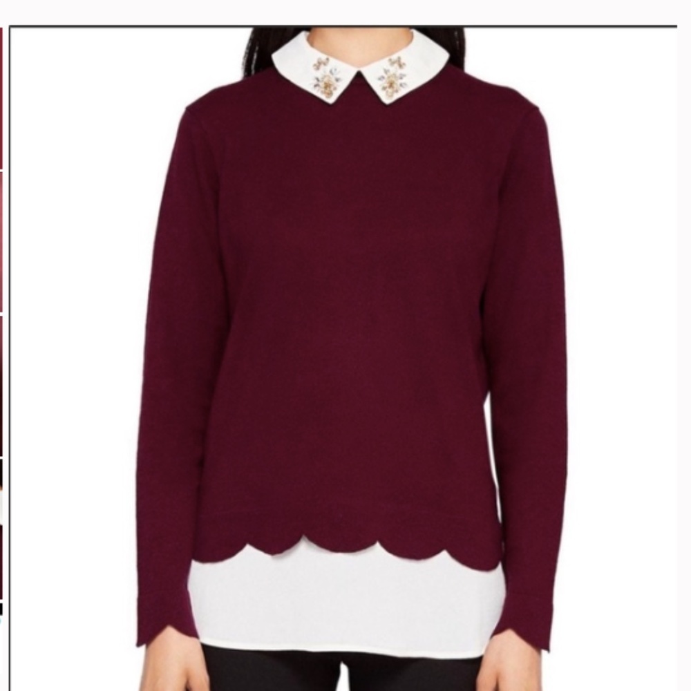 Ted Baker EUC! Suzaine Embellished Sweater Size 1